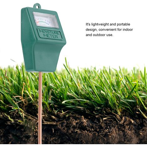 Sonde portable pour testeur d'humidité du sol, plantes et fleurs, jardin. (1/5)