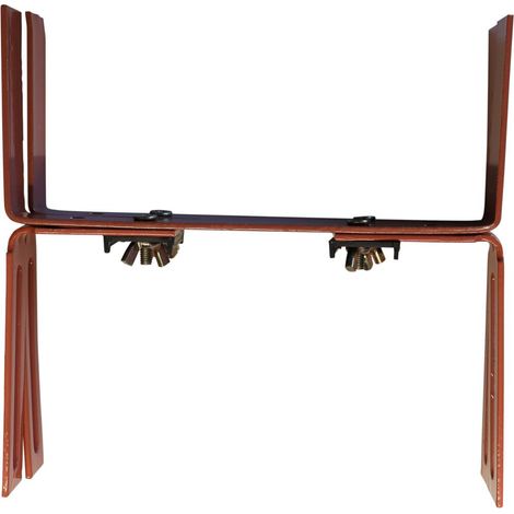 Blumenkastenhalter H-Form terracotta (1/3)