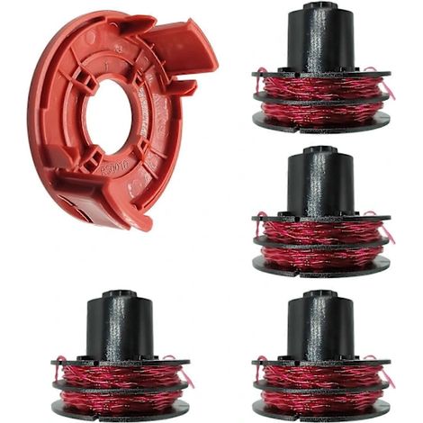 Compatible avec AL-KO GTE 350/GTE 450/GTE 550 112966, bobine de fil et couvercle pour coupe-bordures. (1/4)