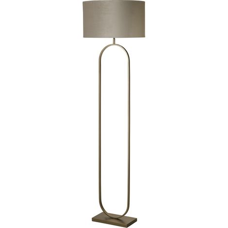 Lampadaire Modish bronze avec abat-jour taupe - EU95102TA (1/3)