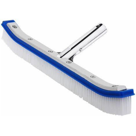 Deuba Cepillo de limpieza para piscina Aluminio algas suelos paredes cepillo de PVC herramienta accesorio inoxidable