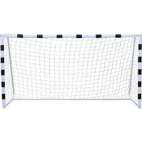 But de football portable pour enfants 240x150x90 cm avec filet, structure en fibre de verre et acier (1/5)
