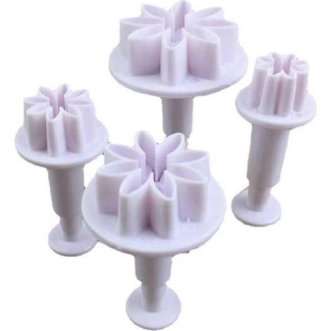 4 pièces Petits Emporte-Pièces Marguerite pour Pâtisserie Biscuits Moulage (1/4)