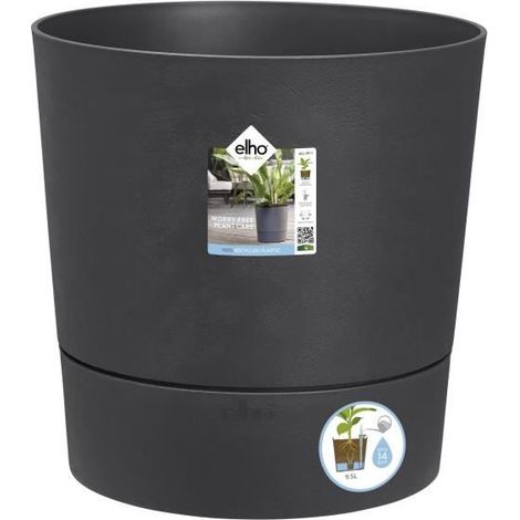 Pot Greensense Aqua Care Rond 43cm Grau Anthrazit - Elho (1/4)