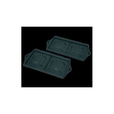Piastre croque monsieur seb moulinex ss 203201 set 2 antiaderente