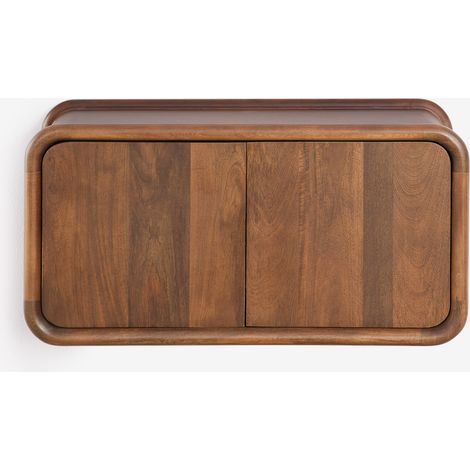 SKLUM Maupaul hängendes Badezimmermöbel-Set aus Mangoholz                                   
