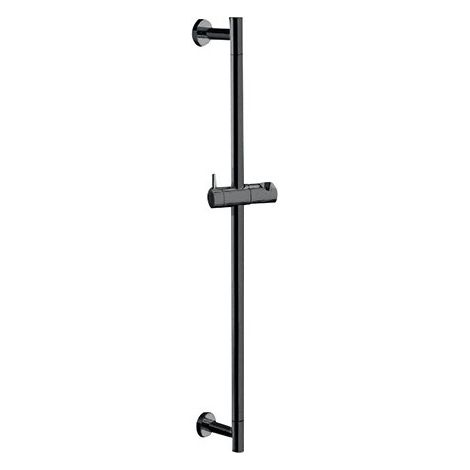 Barre De Douche Seule 60 Cm Chrome Noir Brosse Robinetterie HYDROTHERAPIE - CRISTINA ONDYNA PD07075 (1/2)