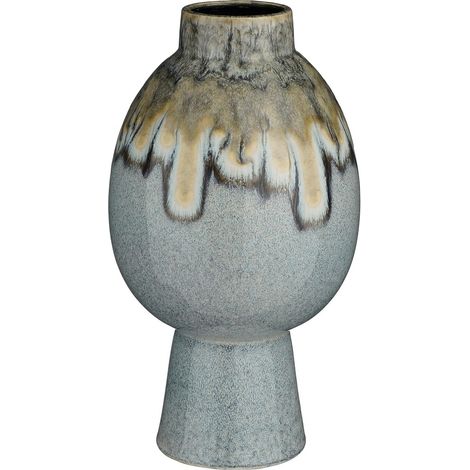 Mica Decorations Vase Bleu H38xl21.5xL21.5cm (1/5)