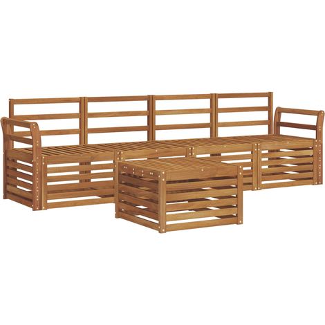 Set divani Naturale Legno di Acacia Massello (1/5)