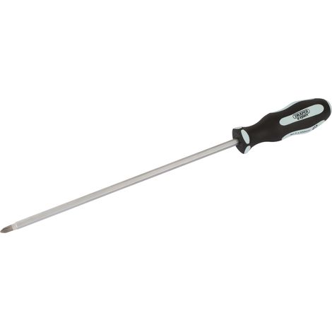 Draper No. 2X250MM Pound Thru' Cross Slot Soft Grip Screwdriver (Model 63595)