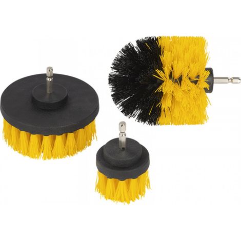 Set di 3 spazzole per la pulizia del trapano 50-90-100 mm PRE900248 Premion
