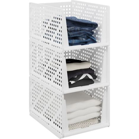 Confezione da 3 organizer per armadio (1/5)