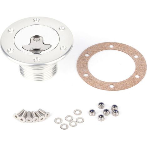 Jeffergarden ID 43.5mm/1.71in Alliage d'Aluminium Encastré Bouchon de Réservoir de Surtension de Pile à Combustible Ouverture de Boulon 6