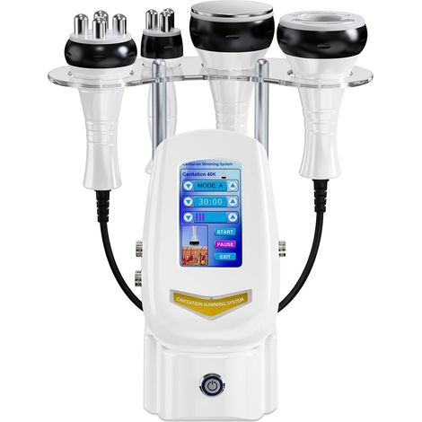 Massaggiatore a coppettazione 4 in 1, per uso linfatico, modelli e aziende. Con microcorrente EMS e calore LED per il drenaggio linfatico, adatto per l'addome (1/5)