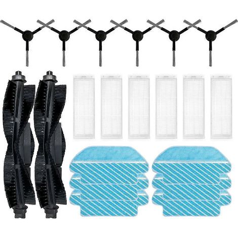 Filtre pour aspirateur brosse pour aspirateur Filtre de brosse pour aspirateur filtre de M6 Pro Robot Aspirateur pièce détachée Accessoires Main Side Brosse HEPA Filtre Serpillière Cloth (1/5)