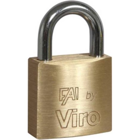 12 x VIRO 553 LUCCHETTO FAI ARCO 30MM OTTONE