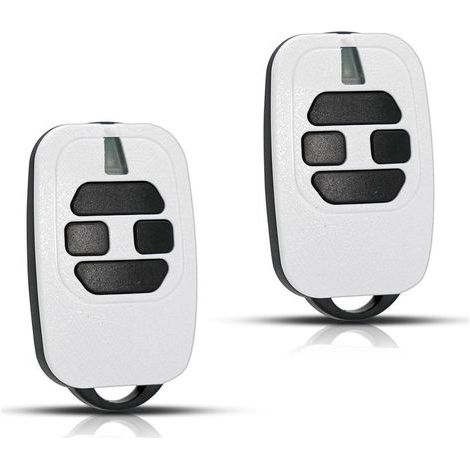 Lot de 2 télécommandes DEA 433,92 MHz compatibles GTI2, GTI4, GT2, GT4, Mio TR2, TR4, TR2N, TR4N, Genie 273, Gold 288 – télécommande pour portail et porte de garage avec portée jusqu’à 150 m (1/5)