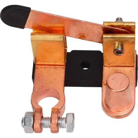 Interrupteur de coupure principal à lame verticale pour batterie négative, coupe-batterie, pour voiture, camping-car, quad et bateau. (1/5)