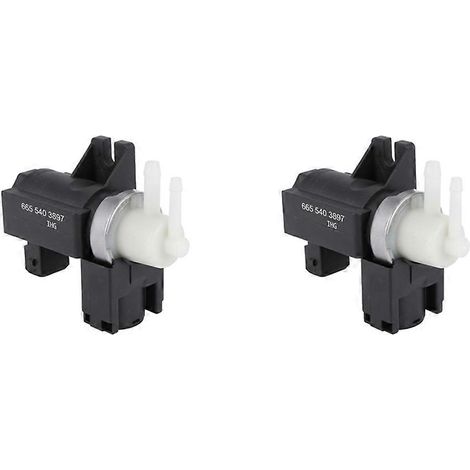 2 modulateurs de vide à électrovanne turbocompressée pour SsangYong Rexton/Kyron/Actyon/Rodius Diesel 6655403897 6655403797 (1/5)