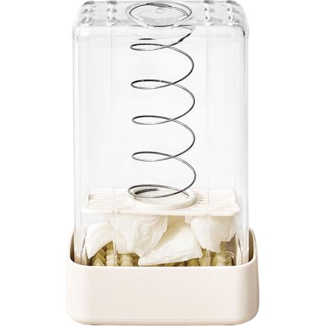 Soap Case Portable Draining Stand with Roller Brush Spring (1/5)