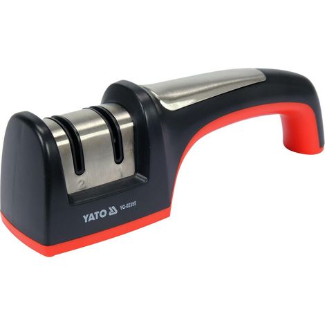 Yato, modello YG-02355, affilacoltelli 2 in 1, design efficiente, ideale per affilare coltelli e utensili da cucina, facile da usare e resistente.