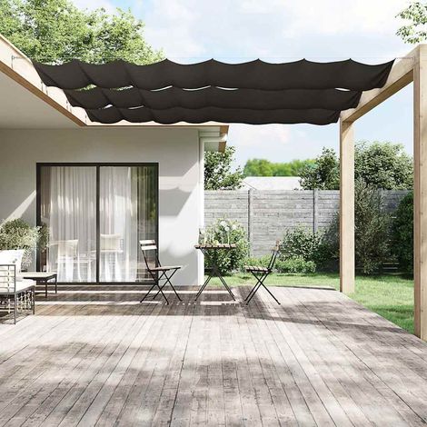 Vertical Awning Anthracite 100x1000 cm Oxford Fabric vidaXL