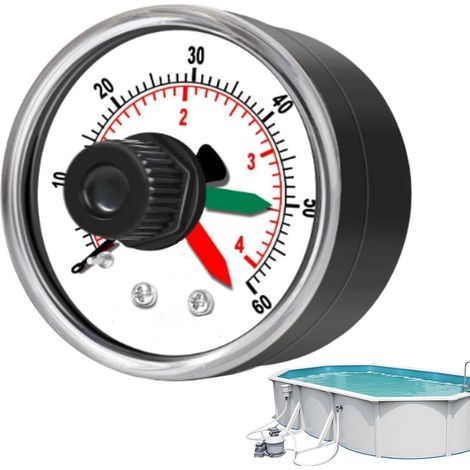 Druckmanometer 0 4 Bar Filtermanometer für Pumpen Pool