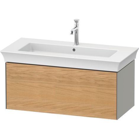 Duravit White Tulip, meuble sous-lavabo mural, largeur 984 x