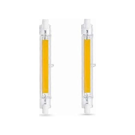 R7S LED-Lampe, 20 W, Kaltweiß 6000 K, Nicht dimmbar, Schlanke COB-LED-Lampe (2er-Pack)
