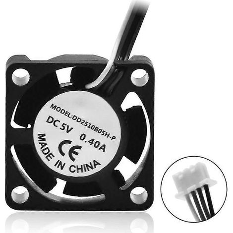 3D-Druckkopf-Lüfter, 18000 U/min, 2510, axial, 5 V, kompatibel mit Bambu Lab X1/X1C-Druckern. (1/5)