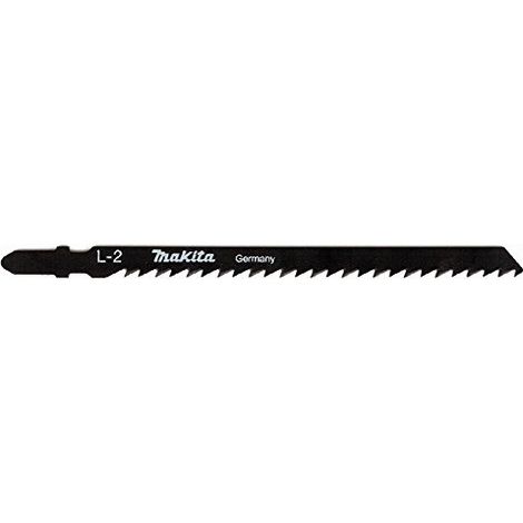 5 Lames L2 coupe rapide pour scie sauteuse MAKITA A-86309 pour bois, contre-plaqué et PVC 5 à 90mm (1/8)