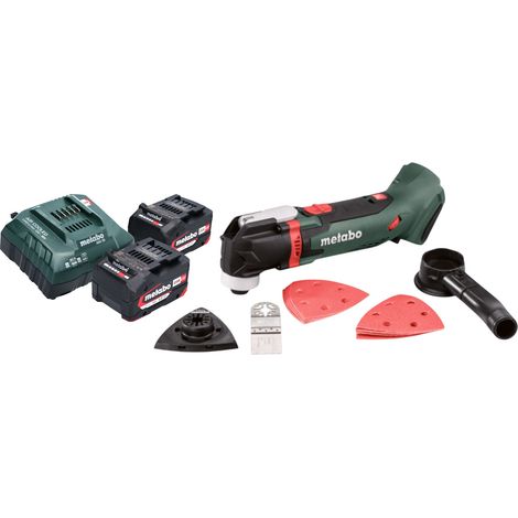 Herramienta multifunción a batería Metabo MT 18 LTX 18 V OIS / Starlock + 2 baterías de 4,0 Ah + cargador