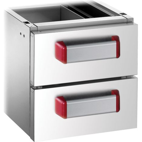 Ensemble 2 tiroirs GN 2/1 - h.100 mm - Diamond