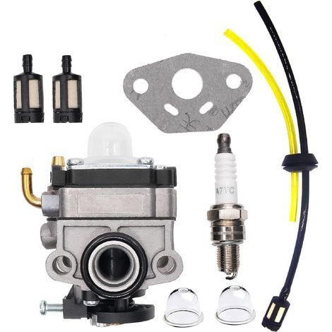 Carburatore Hippotech 16100-ZM5-803 con kit tubo carburante per motori a 4 tempi GX31 GX22 FG100 16100-ZM5-803 Carb (1/4)