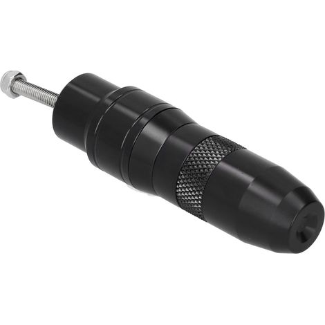 Protection Antichute pour Tuyau d'Échappement Moto en Alliage d'Aluminium, Universel, Noir (1/5)