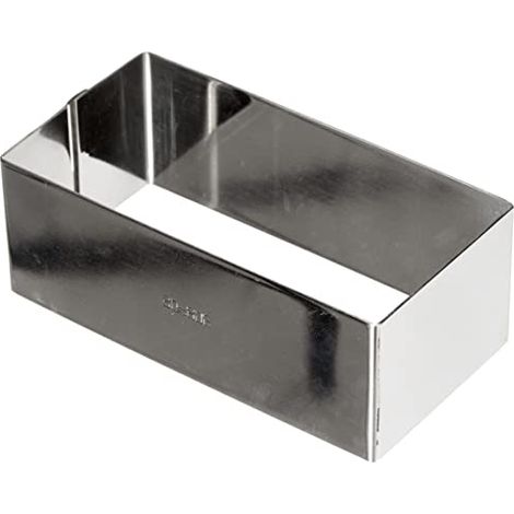 ibili Stampo rettangolare di alta qualità argento 12x6x4,5 cm (1/4)