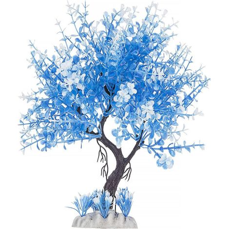 Plantes artificielles en plastique pour aquarium, grandes décorations pour aquarium (1/5)