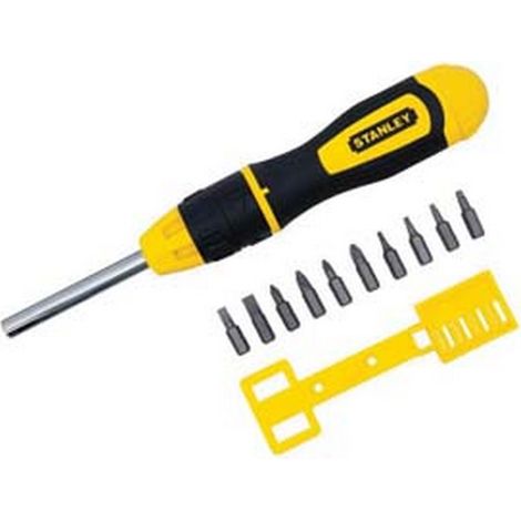 1PZ giravite magnetico a cricchetto con 10 inserti - (0-68-010)