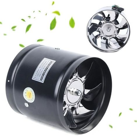 Ventilateur de Conduit Axial - Ventilateur d' Échappement - Ventilateur d' Extraction - Ventilateur de Conduit pour Cuisine 15x15cm (1/5)