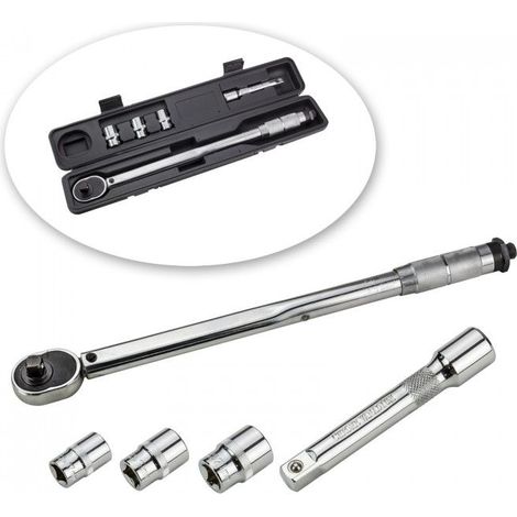 Clé dynamométrique 1/2' 28-210 Nm - avec accessoires