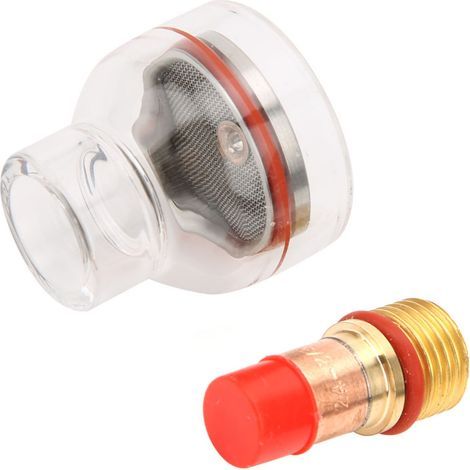 Kit de torche à souder WP avec lentille à gaz, collet et verre pour WP‑17/18/26 (1/5)