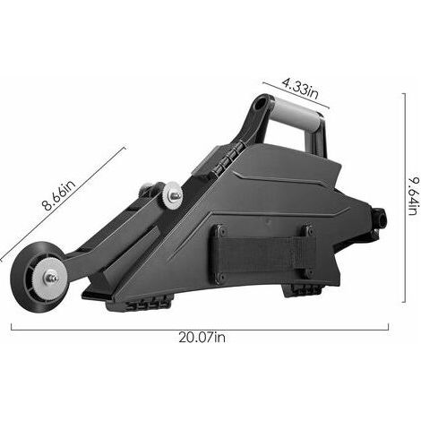 Outil de joint de panneau de gypse avec roue d'angle intérieure – Changement rapide – Double sangles réglables – Pour chantiers humides