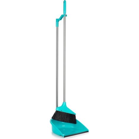 Ensemble pelle et balayette à long manche - 95 cm, embout en caoutchouc (1/5)