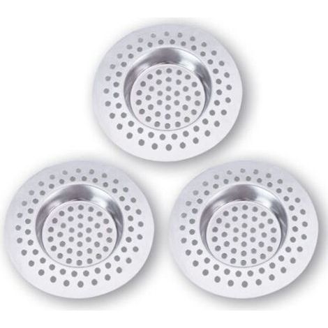 Filtre Evier Cuisine INOX (Lot de 3) Grille Evier Cuisine,Accessoire Cuisine,Salle de Bain, Cuisine (1/5)