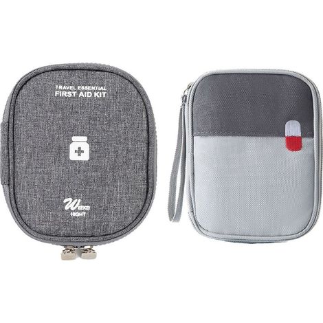 Erste-Hilfe-Tasche – Reißverschluss zur kompletten Öffnung – Für Reisen, Büro und Outdoor-Aktivitäten – 1 Stück (1/5)