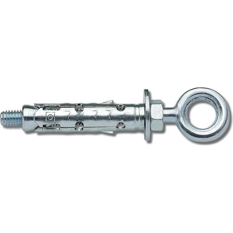 25 x ELEMATIC TASSELLO LE OC 8 ACCIAIO OCCHIOLO CHIUSO