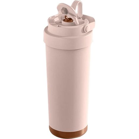 Vaso de agua con pajita - 750 ml - Multicolor (1/5)
