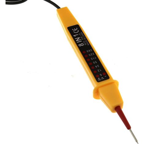 8 en 1 0–380 V détecteur de testeur Pen 760 mm 8 gammes électriques Trace soucis