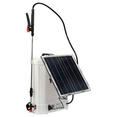 Pulvérisateur à dos, Yato, modèle YT-86220, utilisation en jardinage et agriculture, capacité 16L, sangle réglable, poignée ergonomique avec buse réglable, résistante et confortable. (1/6)