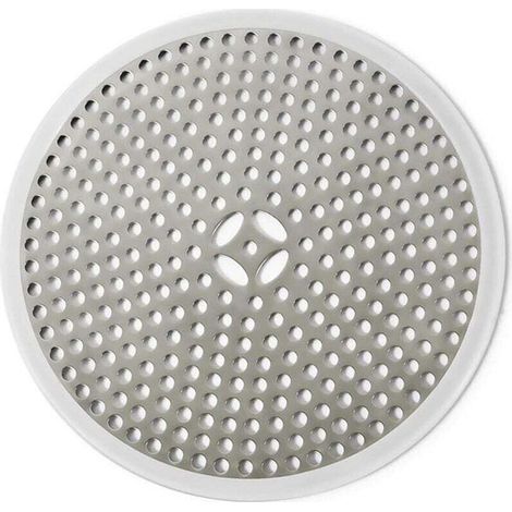 Drain de Douche en Acier Inoxydable Filtre pour Bonde de Douche Filtre de Cheveux Antirouille Anti-colmatage Couvercle de Vidange de Douche Grille Douche pour Salle de Bain Cuisine Argent